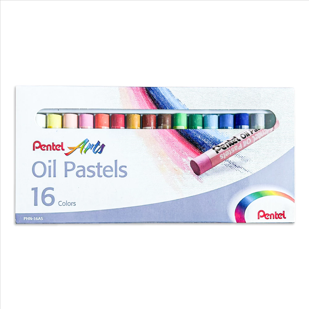 สีชอล์คผสมเทียน Pentel 16 สี